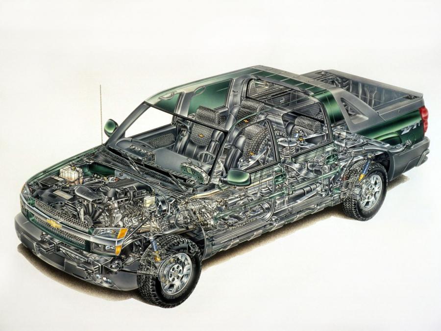  Chevrolet Avalanche Z71 2002 года  (фото 3 из 10)